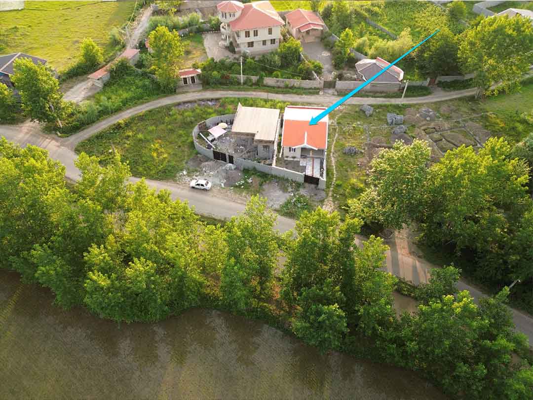 تصویر ویلا نوساز در لوکیشن روستایی