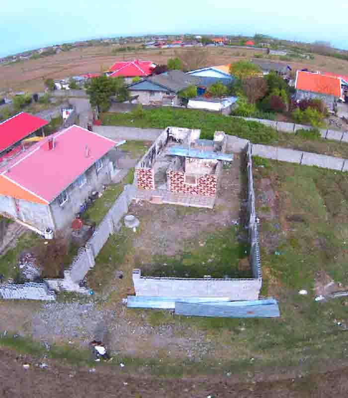 تصویر یک خانه تخریبی در گیلان