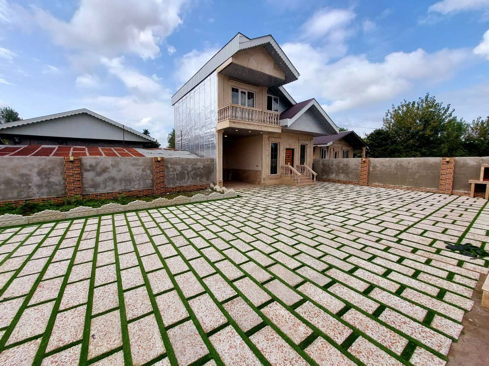 تصویر ویلا دوبلکس استخر دار نما سنگ