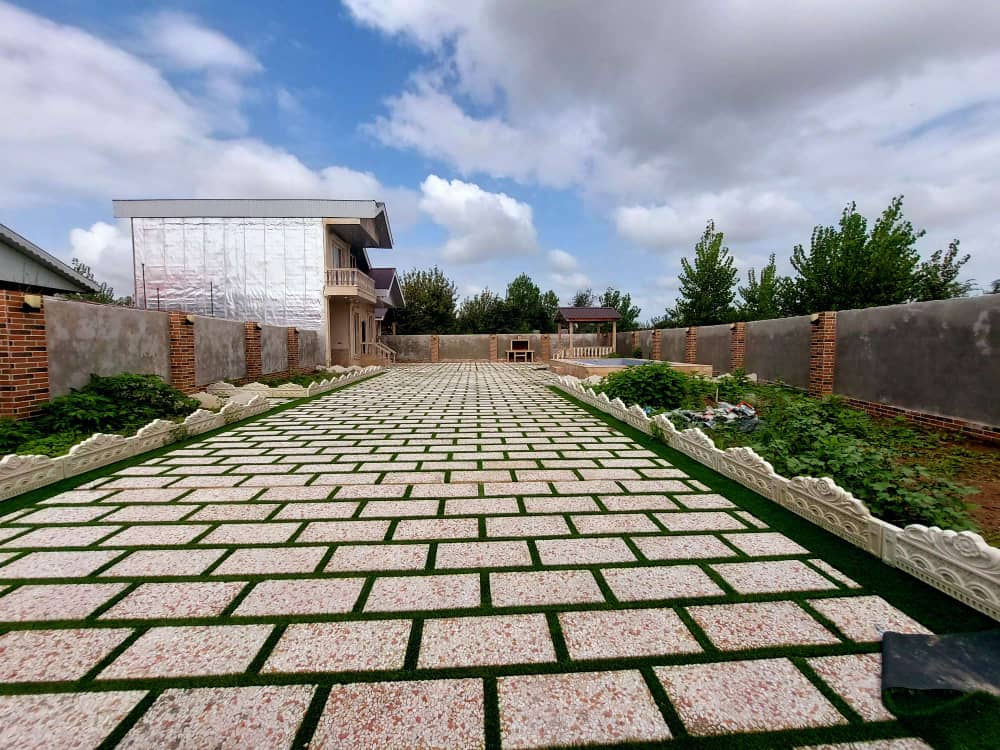 تصویر ویلا دوبلکس استخر دار نما سنگ