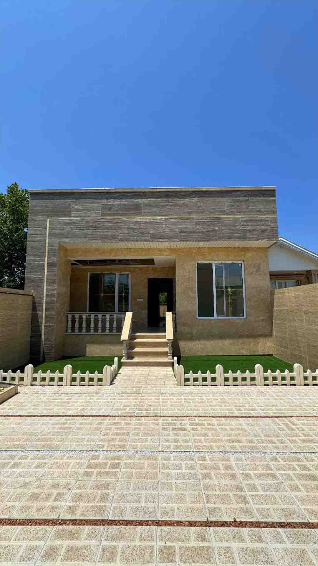 ویلای جنگلی نوساز سنددار محوطه سازی شده