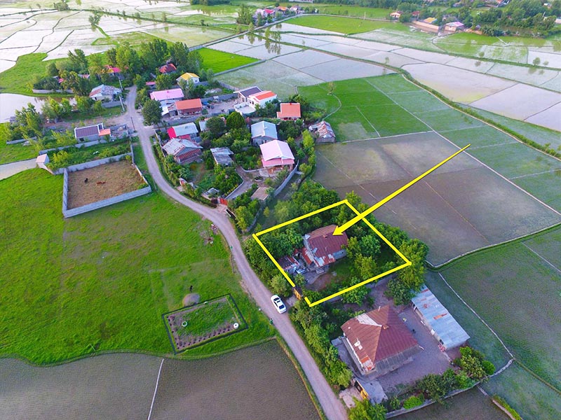 تصویرخانه بامحوطه 800 متری