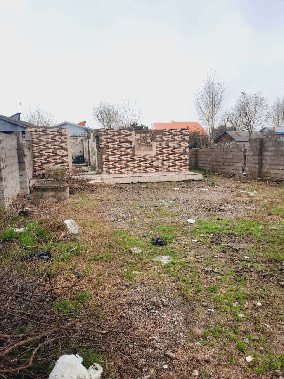 تصویر یک خانه تخریبی در گیلان