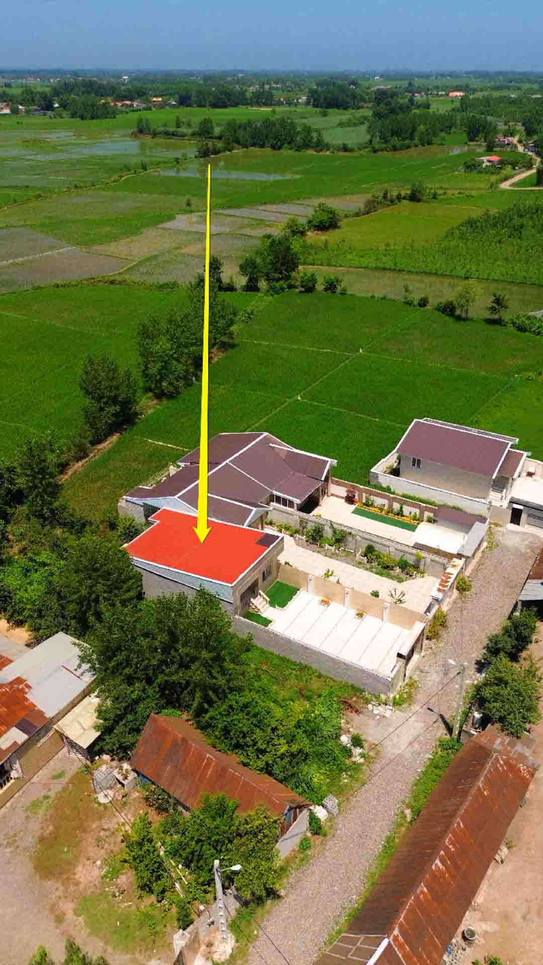 ویلای جنگلی نوساز سنددار محوطه سازی شده